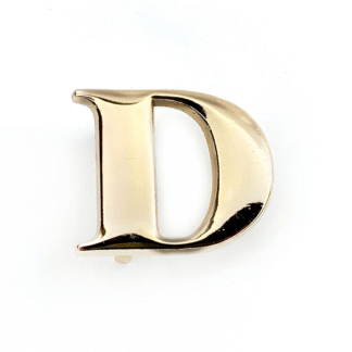 Letra "D" 2 cms oro