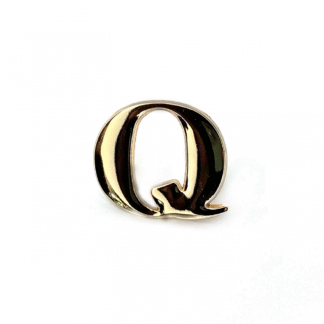 Letra "Q" 2 cms oro