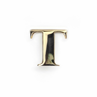 Letra "T" 2 cms oro