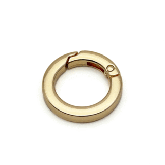 Argolla con Resorte 20 mm Oro