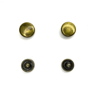 Broche Taiwanés 12 mm Oro Viejo