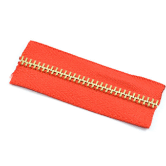 Cierre Metal #5 Fresa/Oro