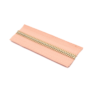 Cierre Metal #5 Melón/Oro