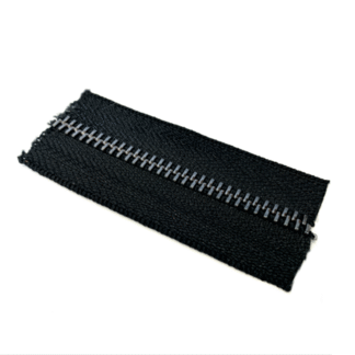 Cierre Metal #5 Negro/Pavón