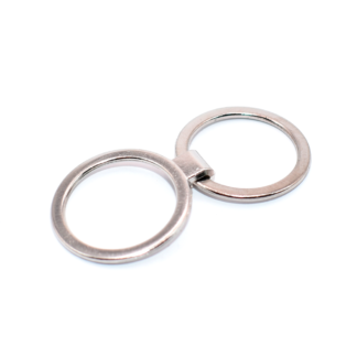 BROCHE 2 AROS 19 MM NÍQUEL